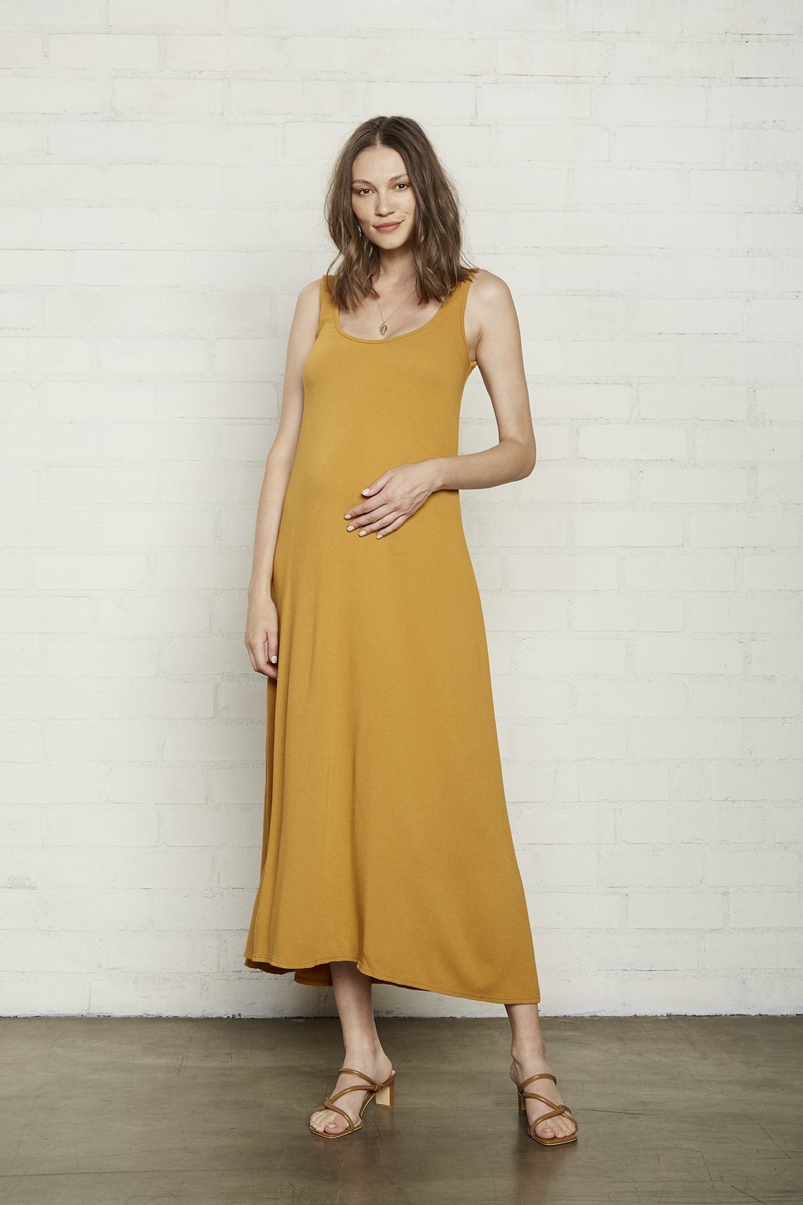 Pucker Rayon Fiona Dress - Maternity