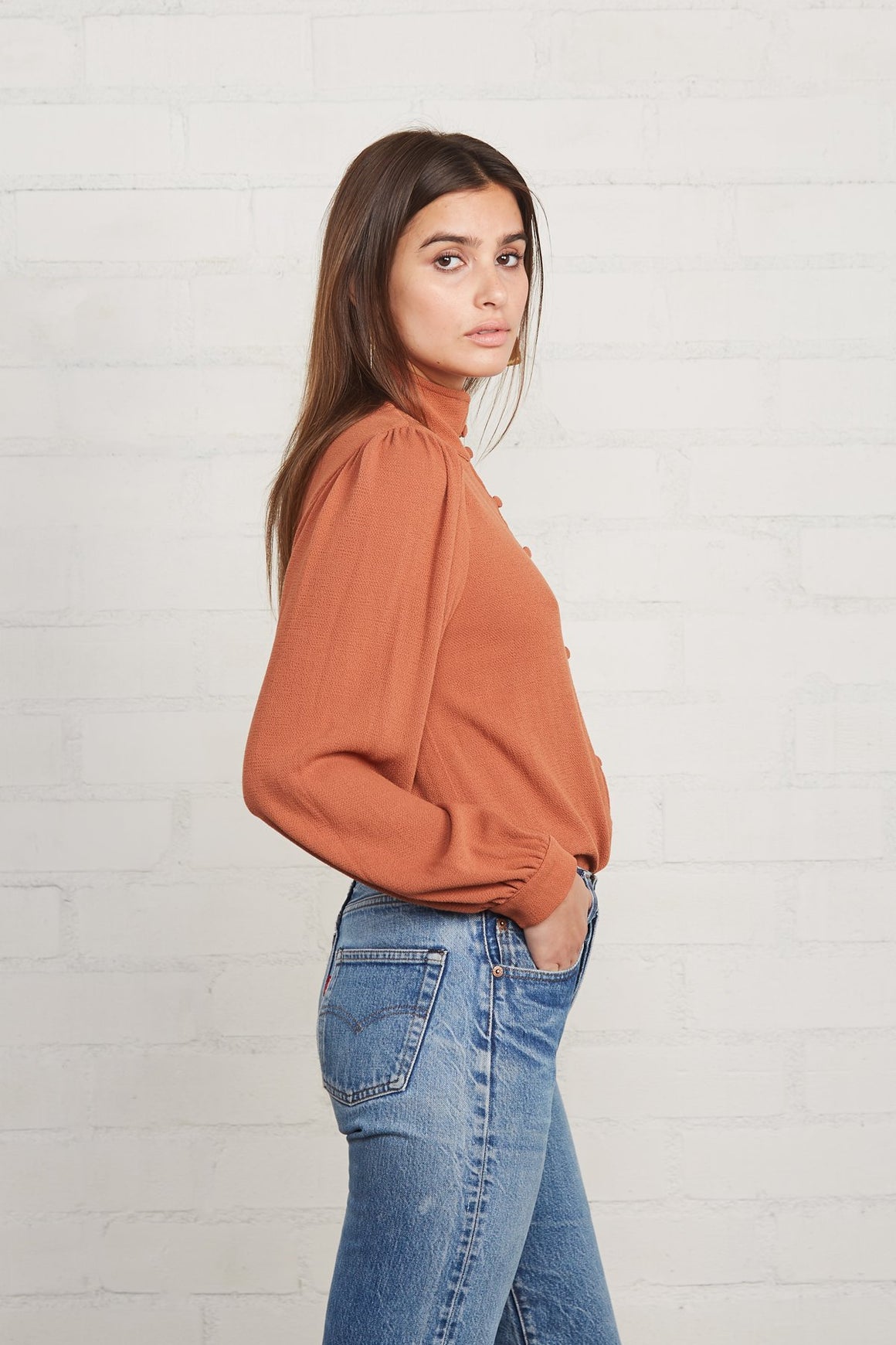 Pucker Rayon Senta Top