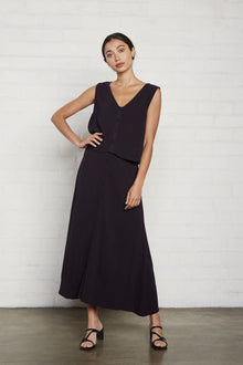 Pucker Rayon Ainsley Skirt