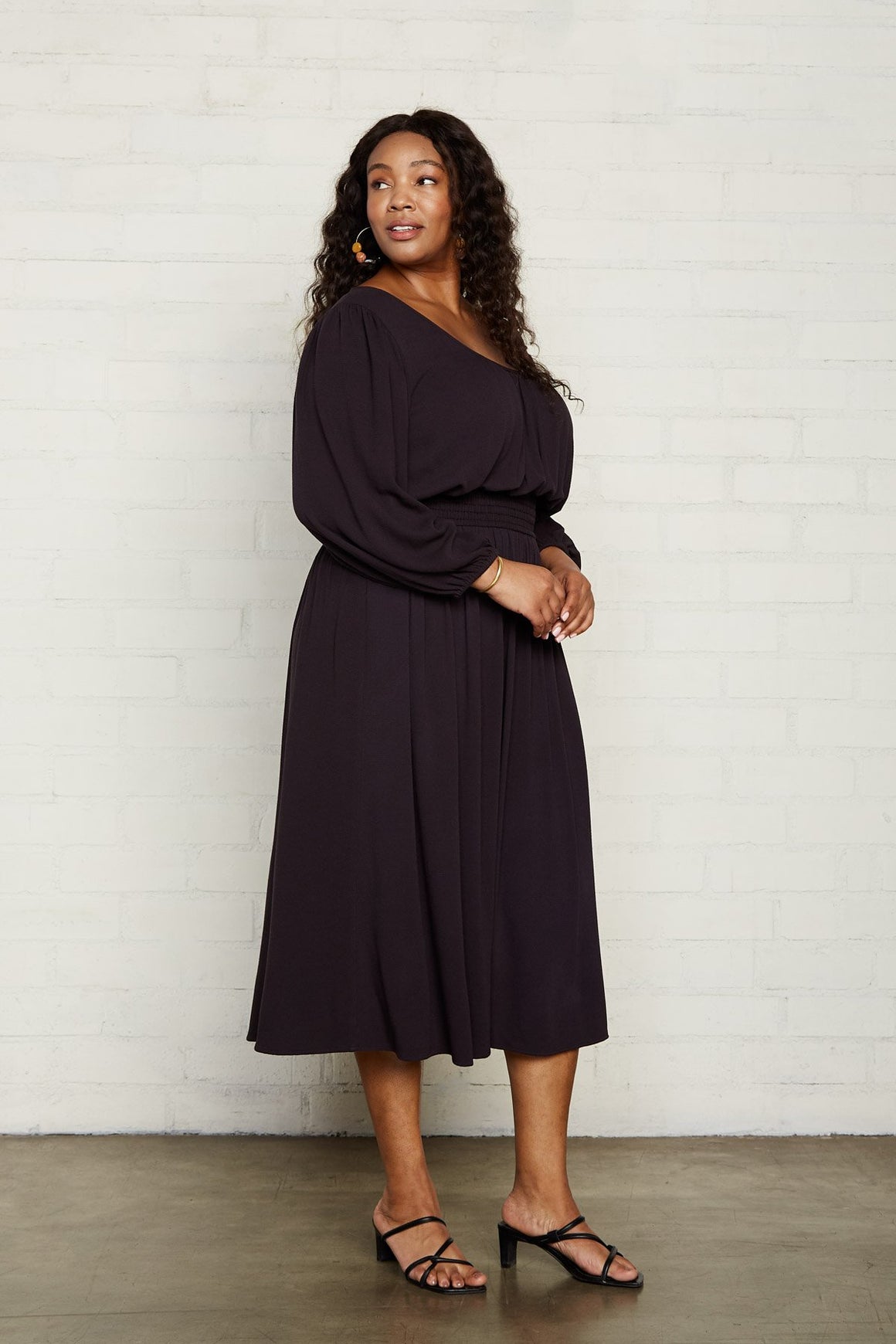 Pucker Rayon Edith Dress - Plus Size
