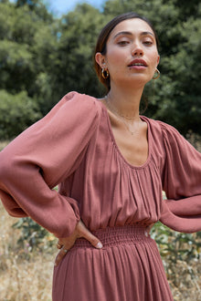 Pucker Rayon Edith Dress