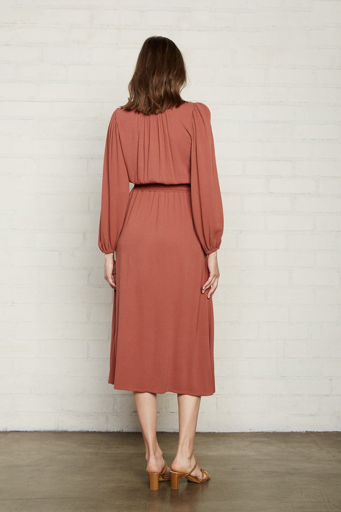 Pucker Rayon Edith Dress - Maternity