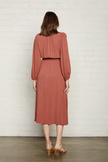 Pucker Rayon Edith Dress - Maternity