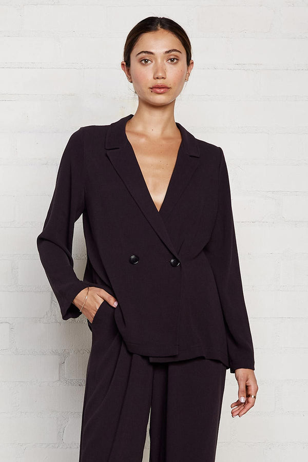 Pucker Rayon Faye Blazer