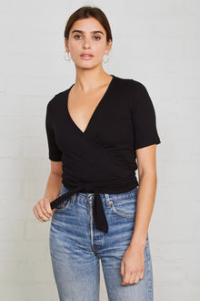 Rib Wrap Top