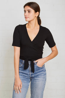 Rib Wrap Top
