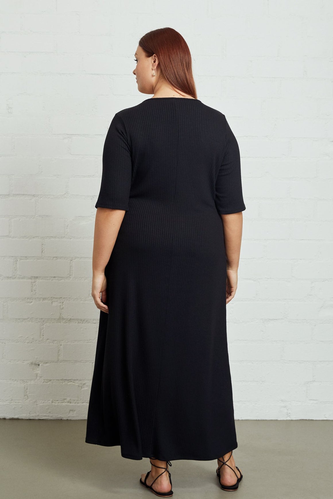 Rib Caro Dress - Plus Size