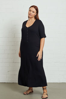 Rib Caro Dress - Plus Size