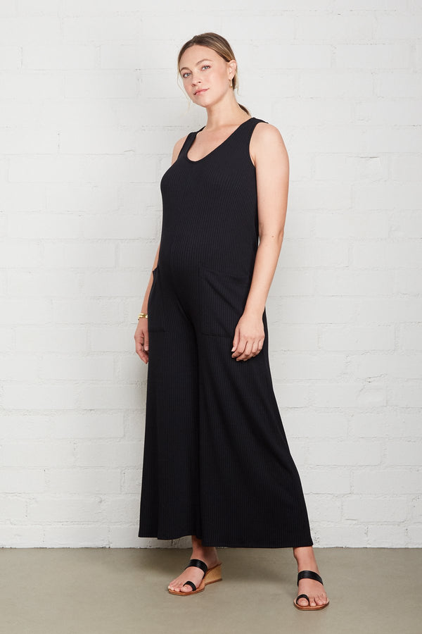 Rib Remy Jumpsuit - Maternity