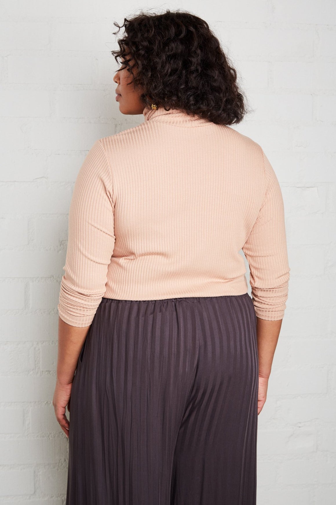 Rib Turtleneck - Plus Size
