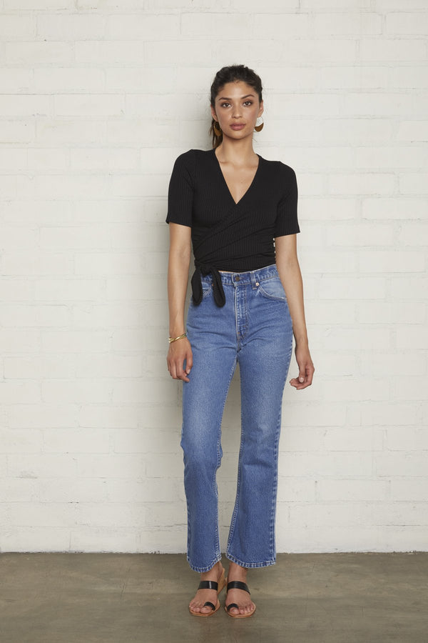 Rib Wrap Top