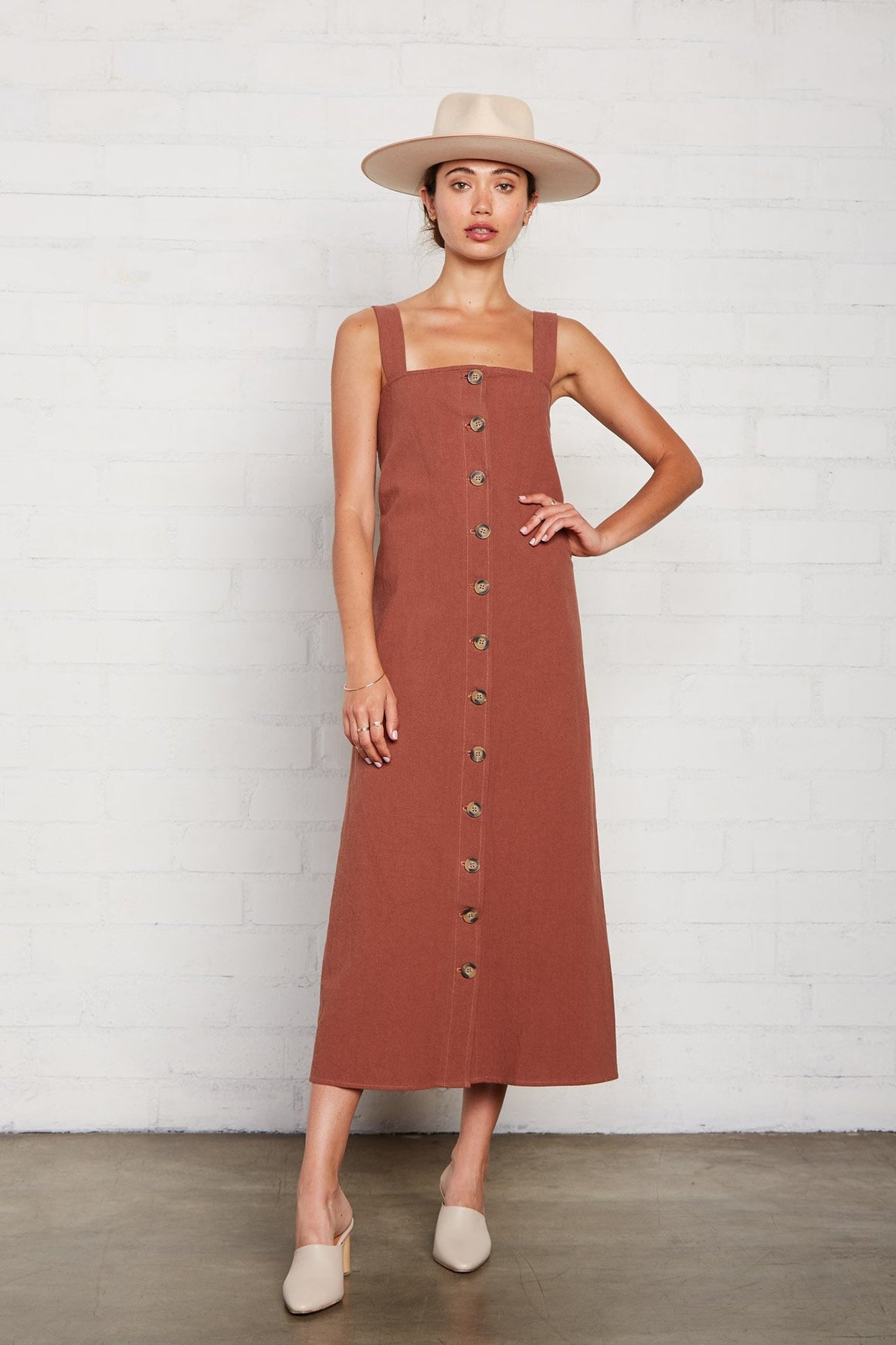 Linen Canvas Rome Dress