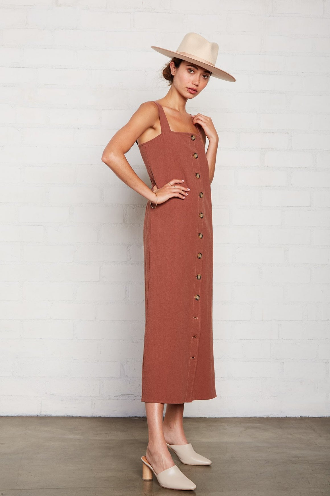 Linen Canvas Rome Dress