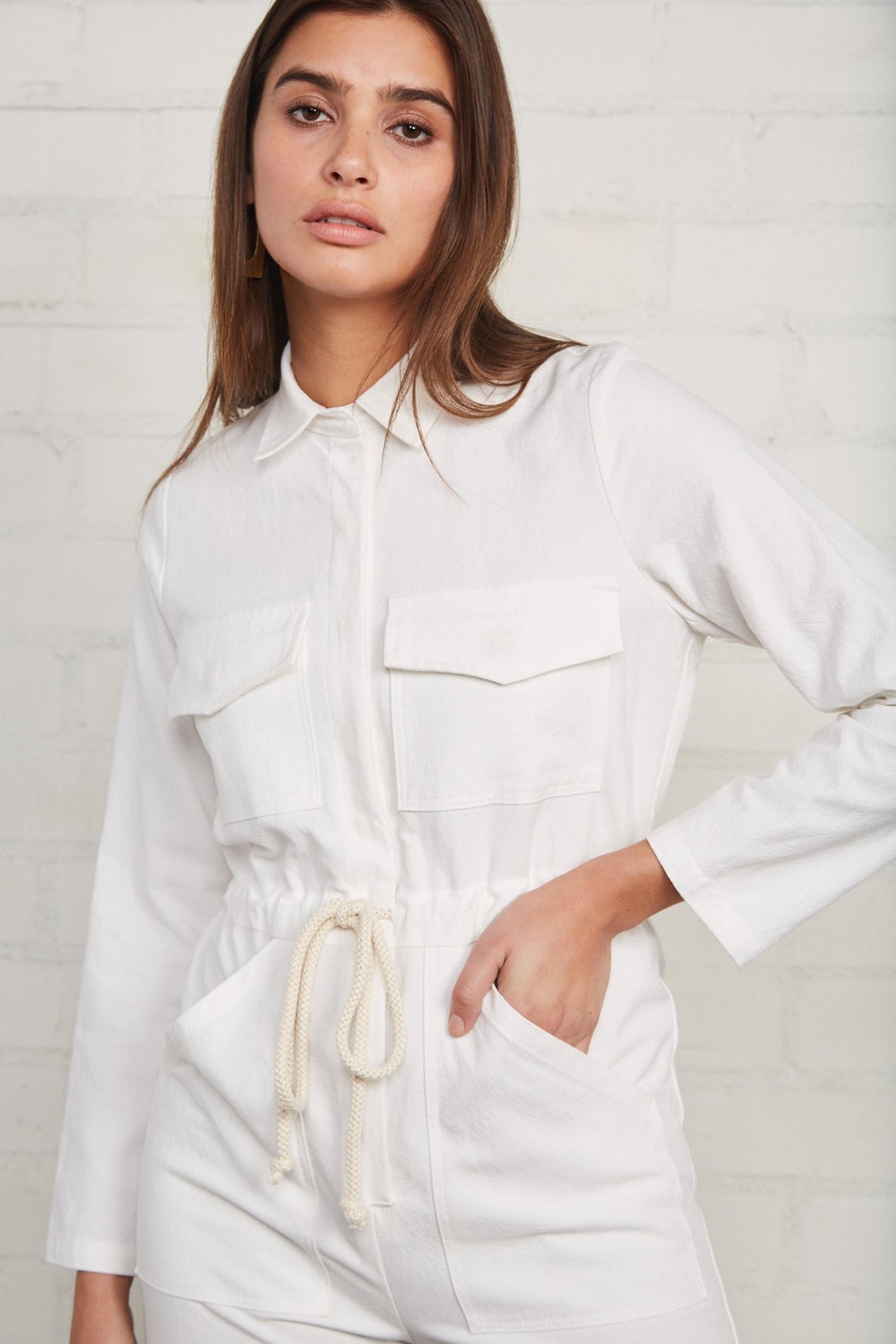 Winter Linen Canvas Dylan Jumpsuit