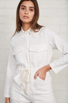 Winter Linen Canvas Dylan Jumpsuit