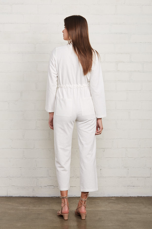 Winter Linen Canvas Dylan Jumpsuit