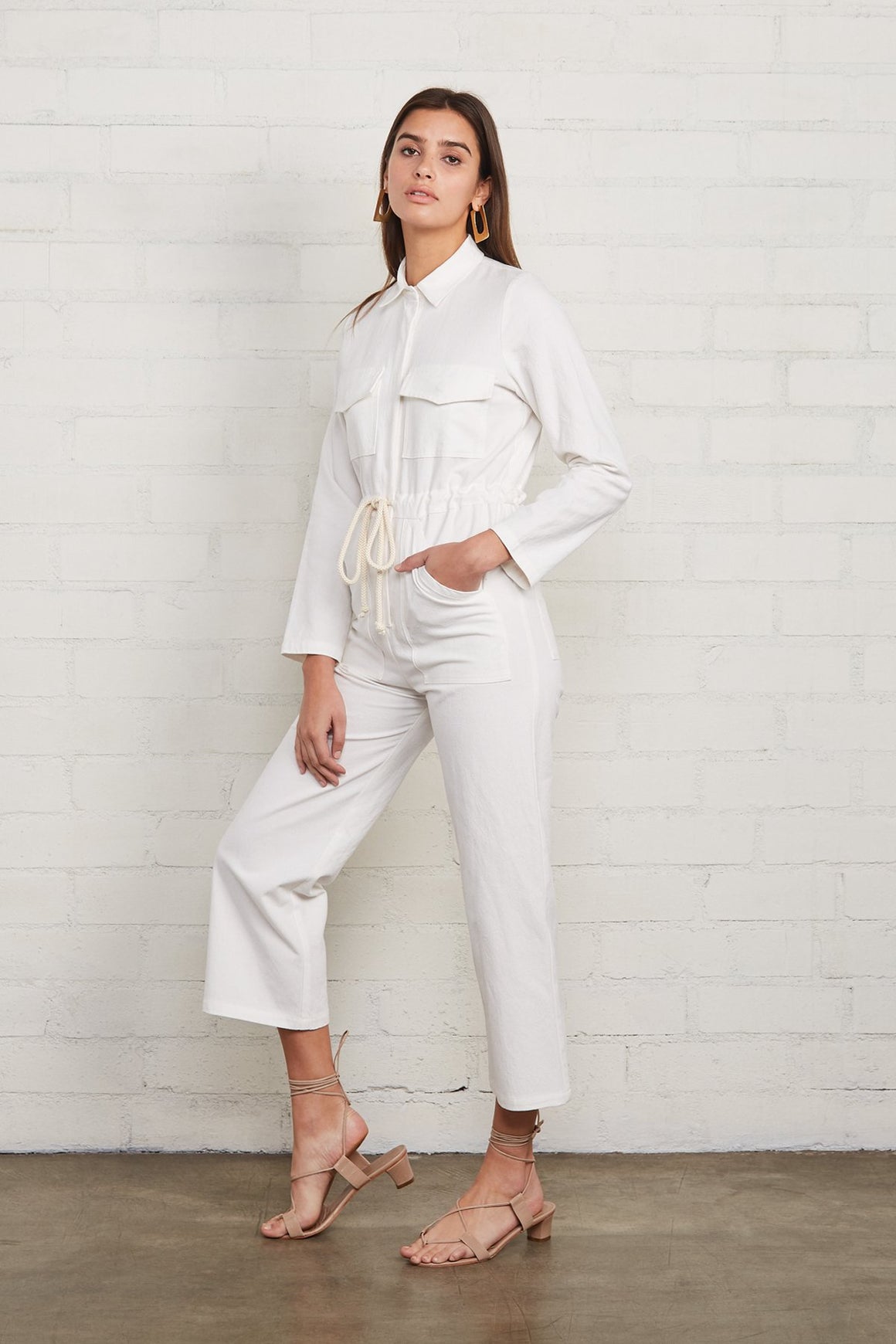 Winter Linen Canvas Dylan Jumpsuit