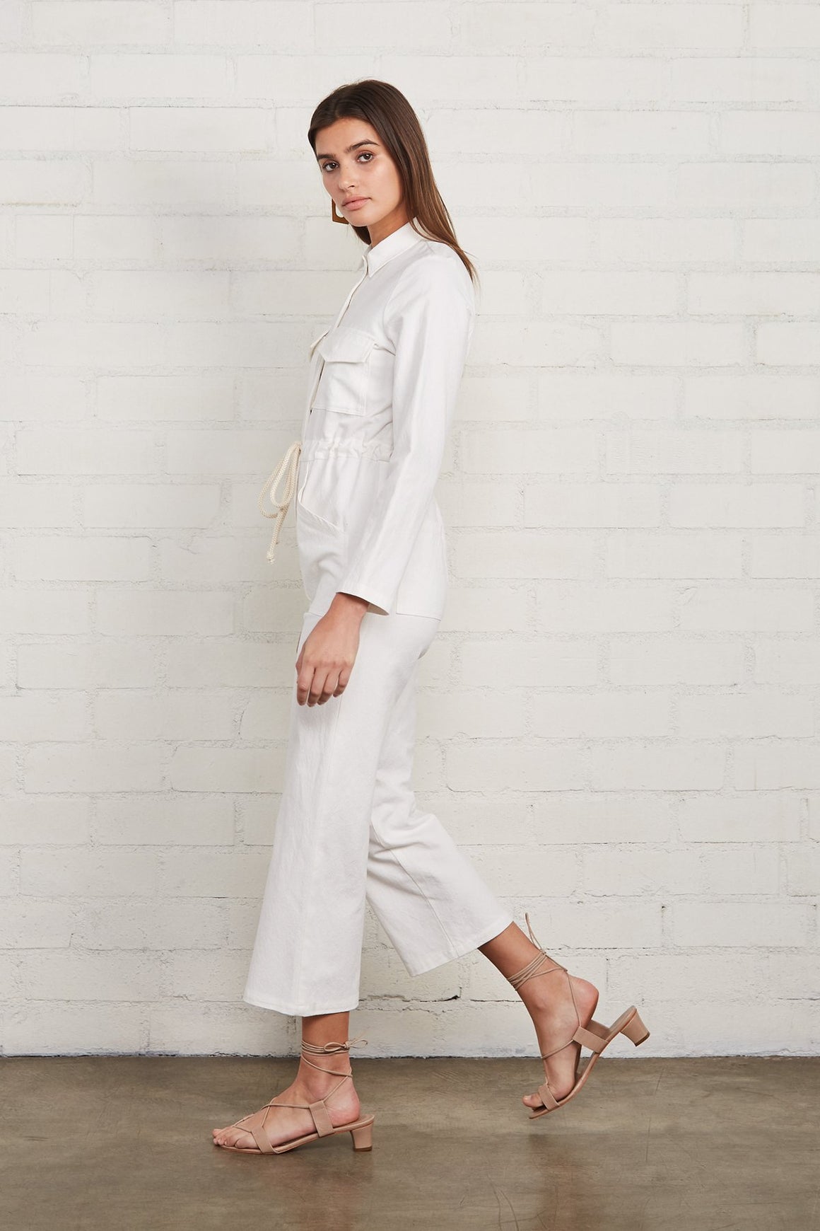 Winter Linen Canvas Dylan Jumpsuit