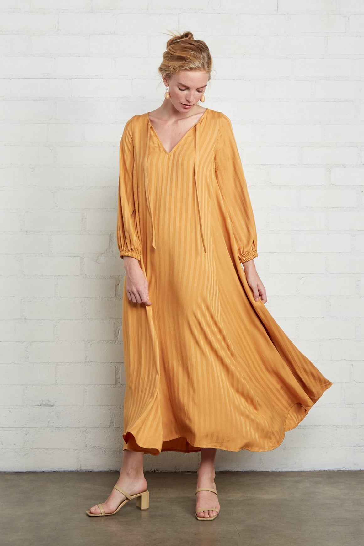 Shadow Stripe Manon Dress