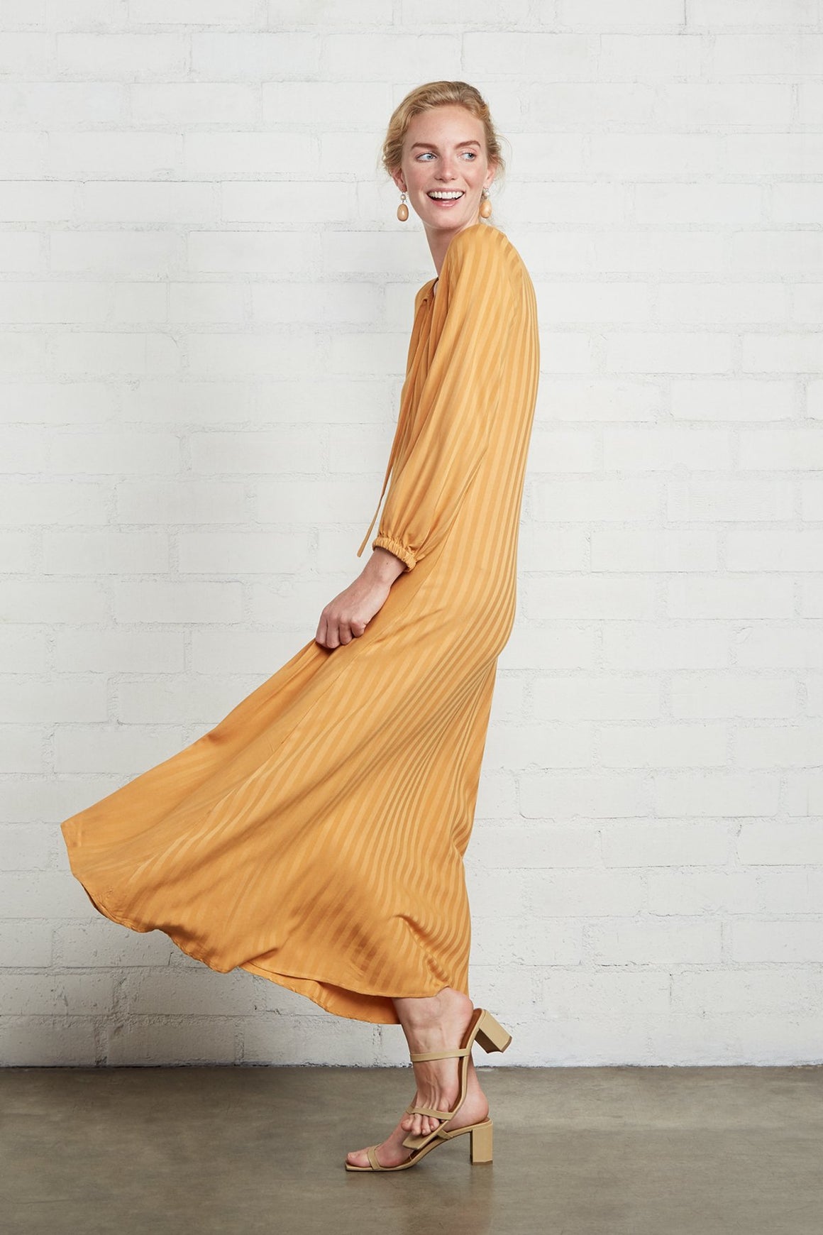 Shadow Stripe Manon Dress