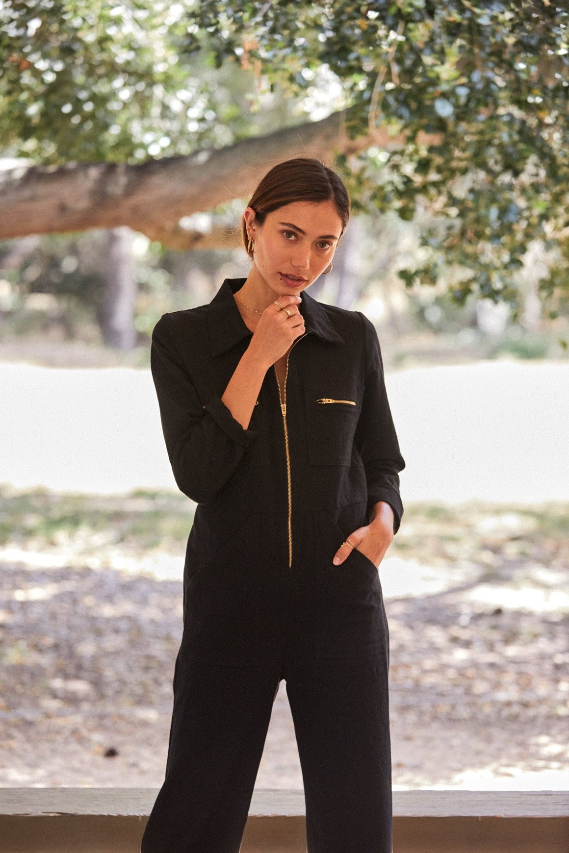 Linen Canvas Shelby Jumpsuit