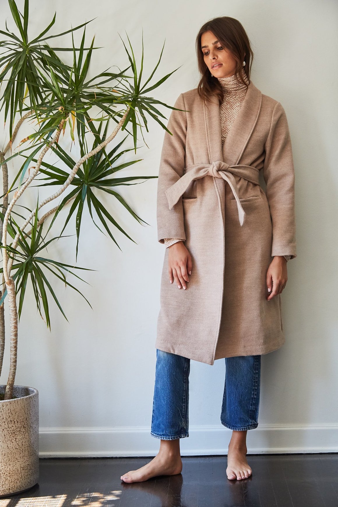 Brushed Felt Sonja Coat