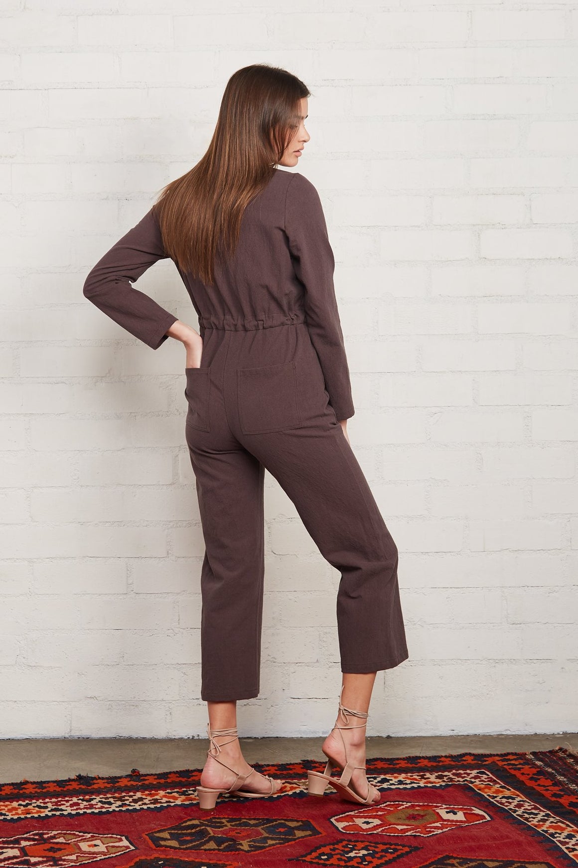 Winter Linen Canvas Dylan Jumpsuit