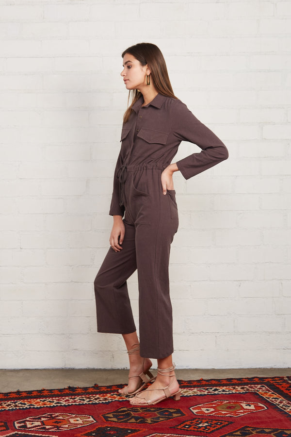Winter Linen Canvas Dylan Jumpsuit