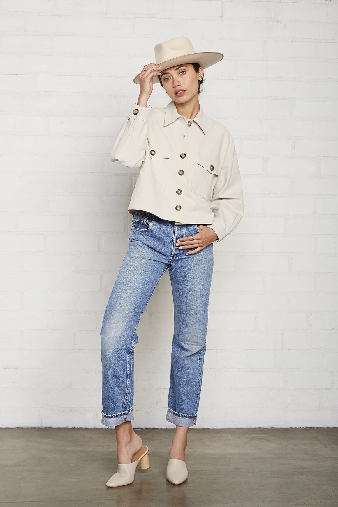 Linen Canvas Francis Shirt Jacket