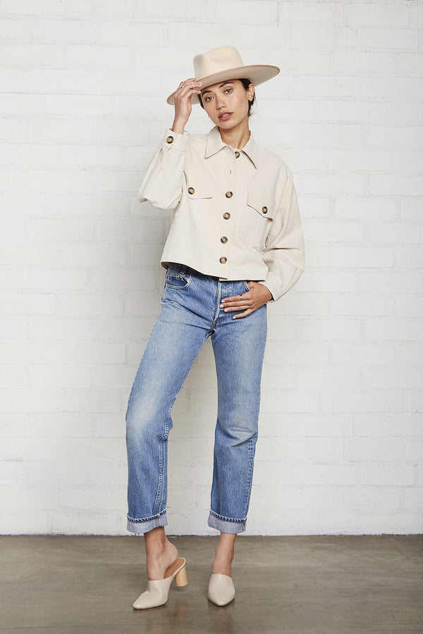 Linen Canvas Francis Shirt Jacket