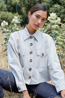Linen Canvas Francis Shirt Jacket