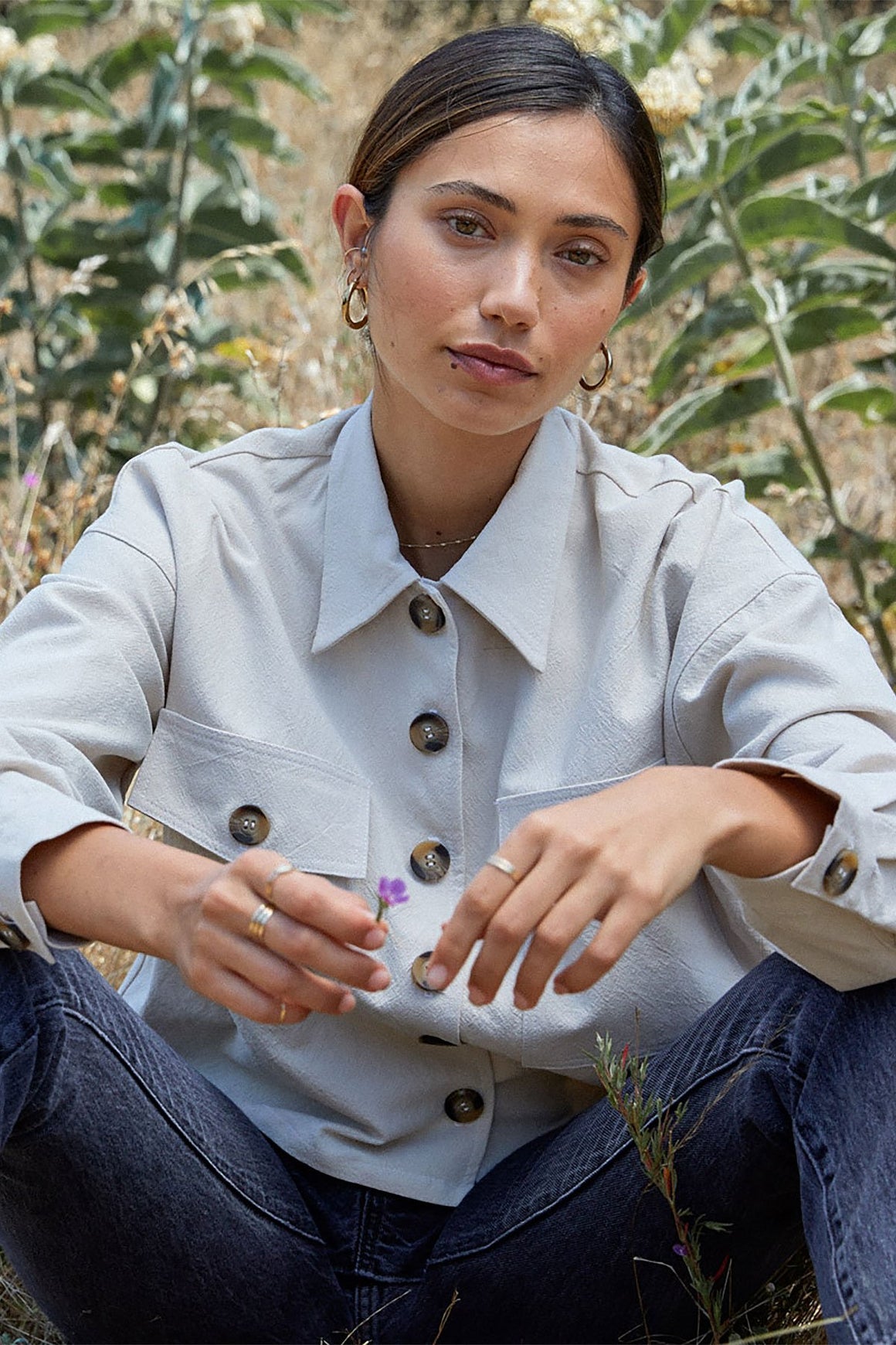 Linen Canvas Francis Shirt Jacket