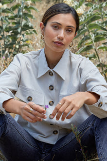 Linen Canvas Francis Shirt Jacket